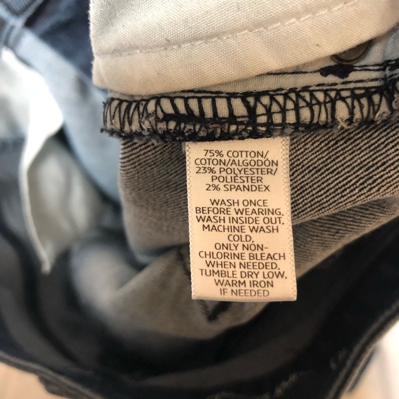 Loft Dark Wash Curvy Straight Jeans Mid Rise EUC - Picture 9 of 10